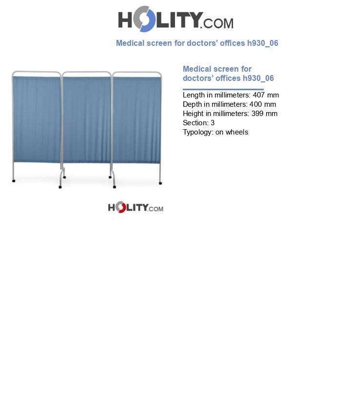 Medical screen for doctors’ offices h930_06