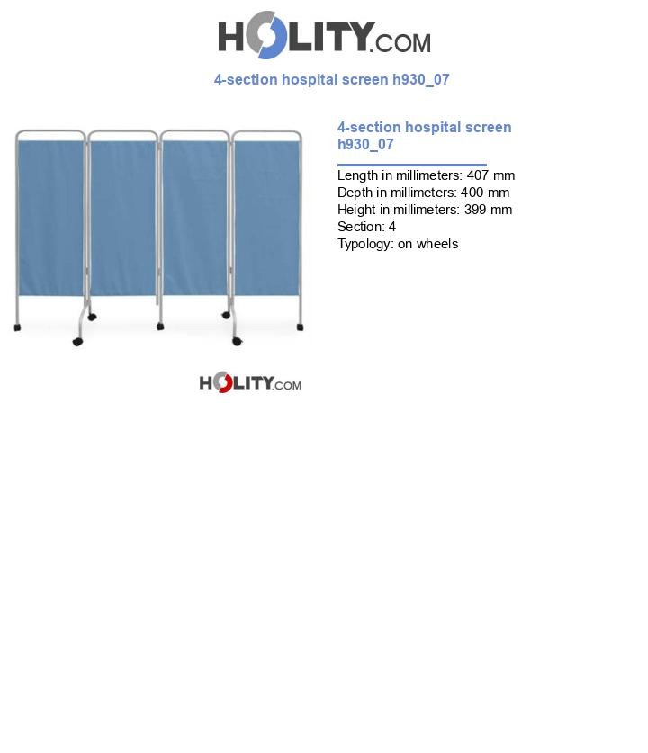 4-section hospital screen h930_07