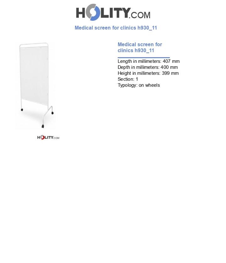 Medical screen for clinics h930_11