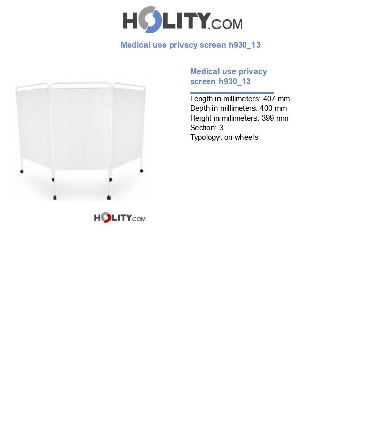 Medical use privacy screen h930_13