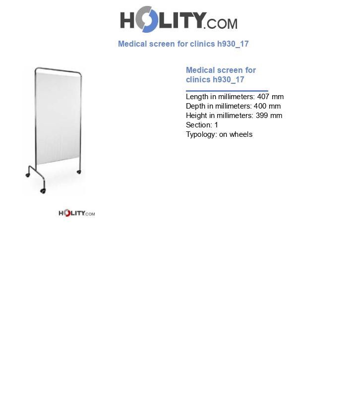 Medical screen for clinics h930_17