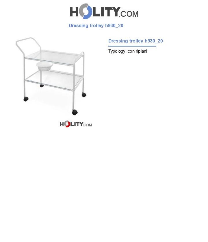 Dressing trolley h930_20