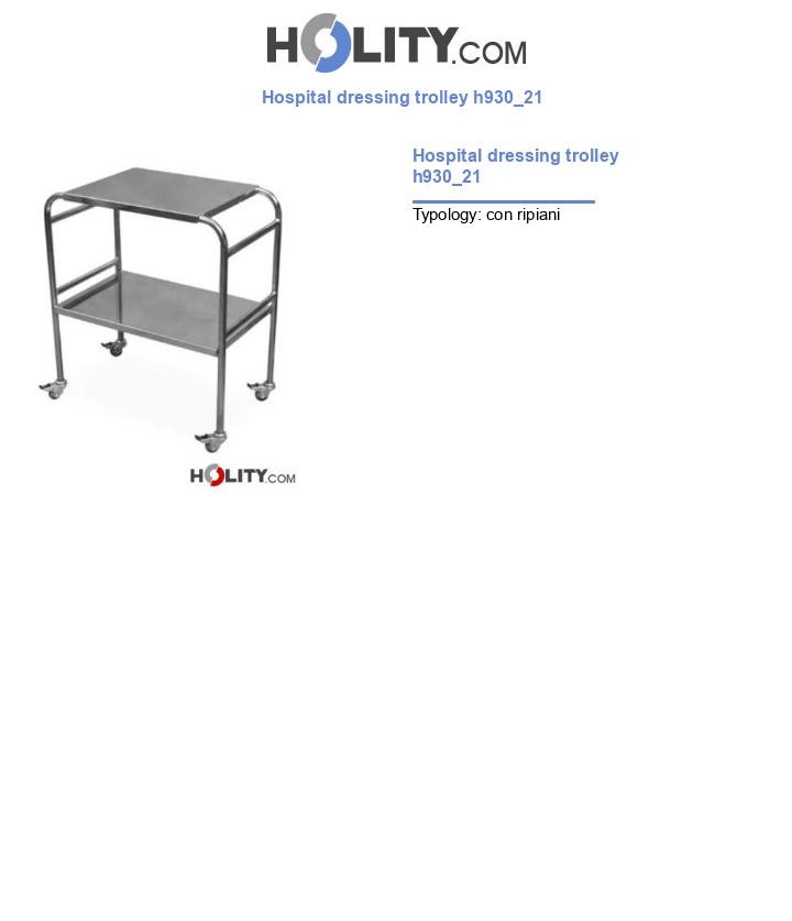 Hospital dressing trolley h930_21