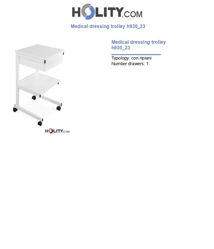 Medical dressing trolley h930_23