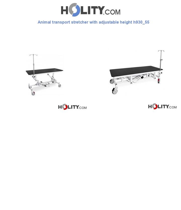 Animal transport stretcher with adjustable height h930_55