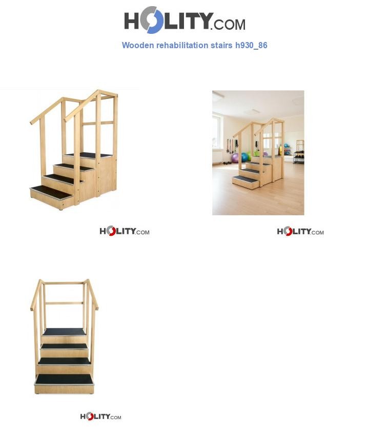 Wooden rehabilitation stairs h930_86