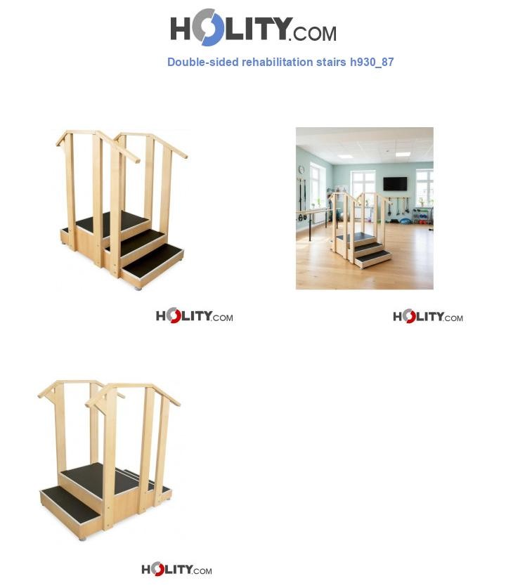 Double-sided rehabilitation stairs h930_87