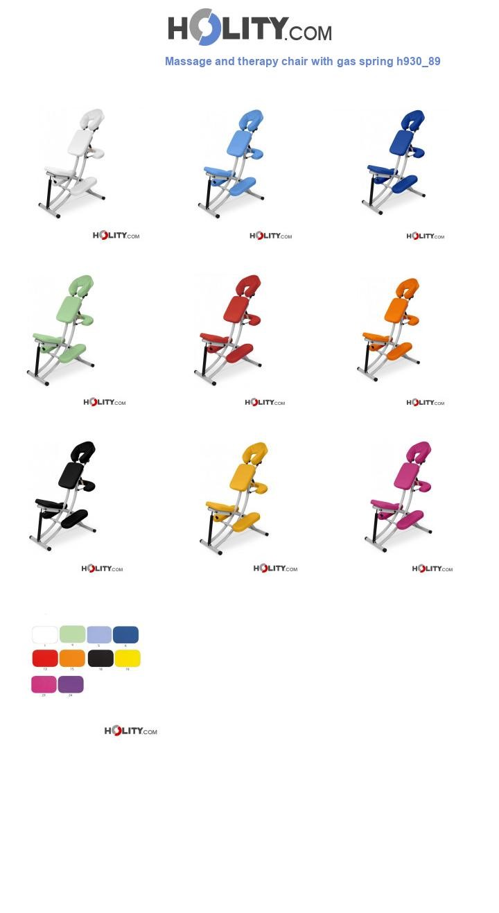 Massage and therapy chair with gas spring h930_89