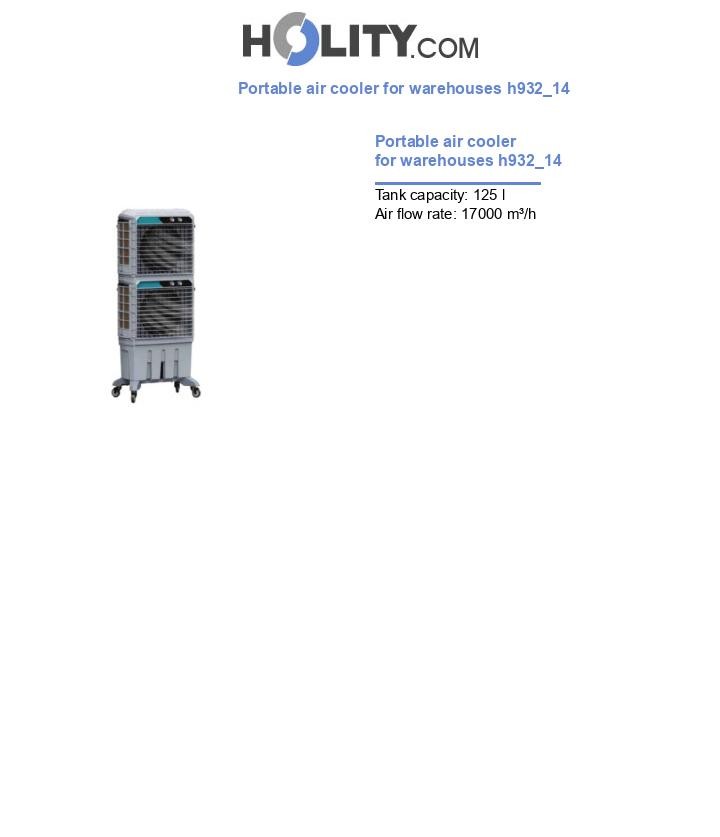 Portable air cooler for warehouses h932_14