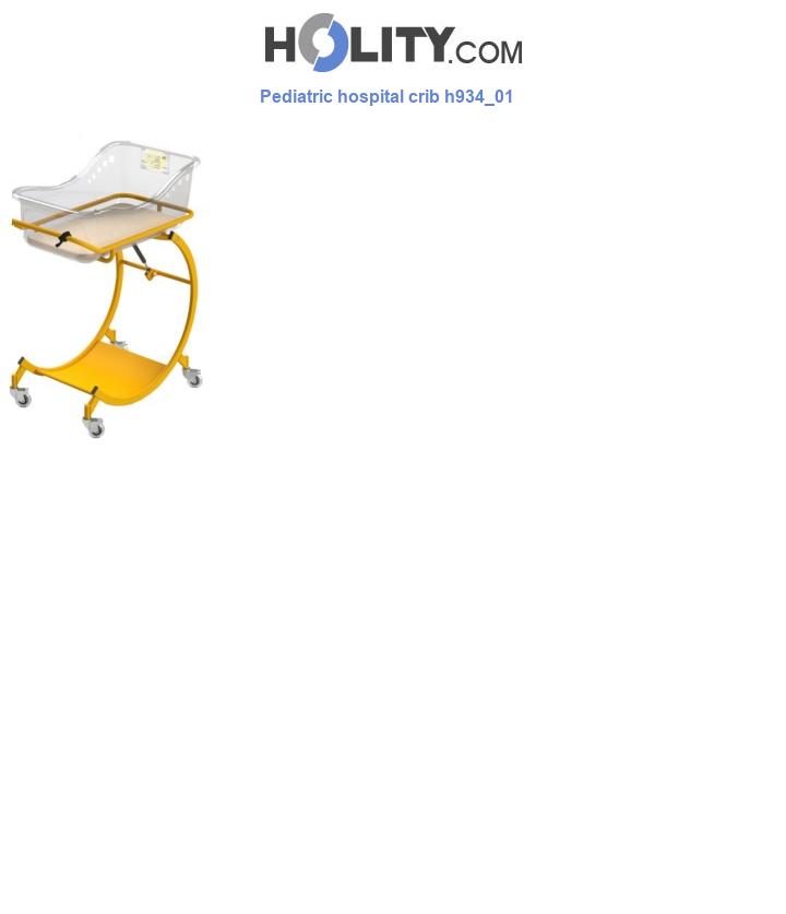 Pediatric hospital crib h934_01