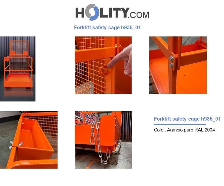 Forklift safety cage h935_01