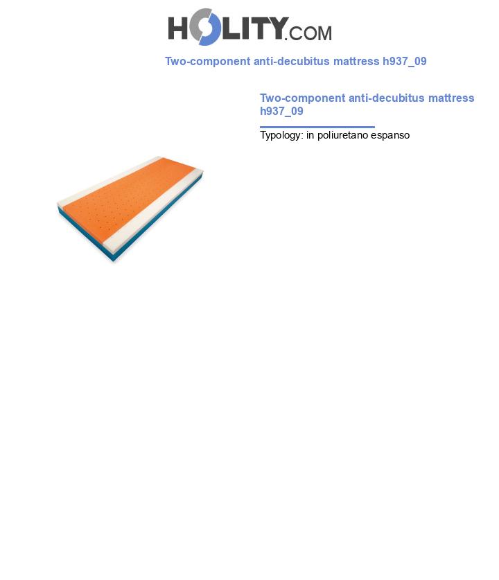 Two-component anti-decubitus mattress h937_09