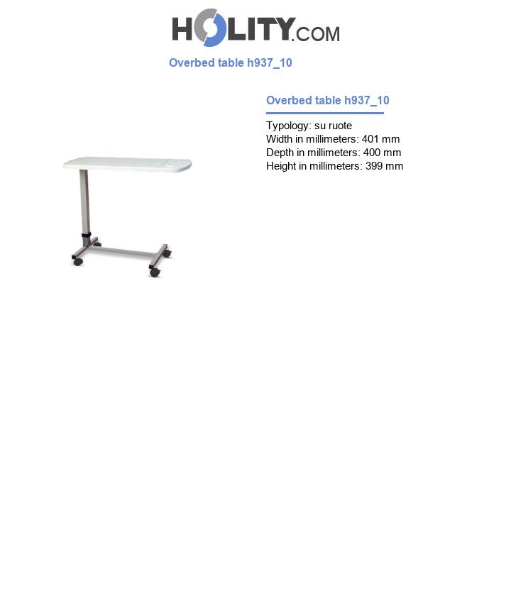 Overbed table h937_10