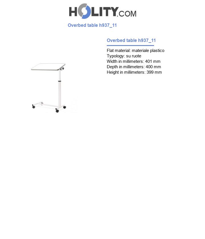 Overbed table h937_11