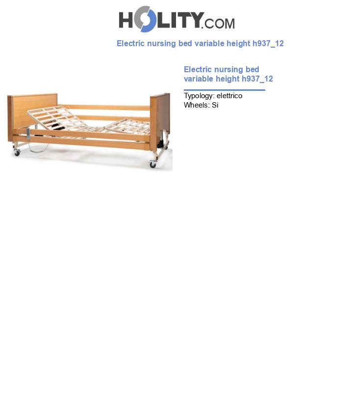 Electric nursing bed variable height h937_12