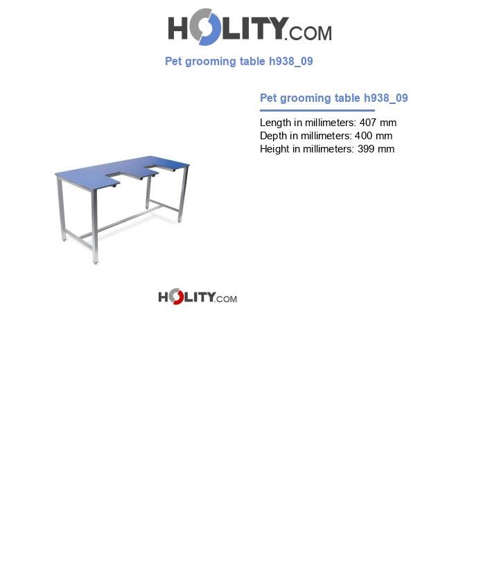 Pet grooming table h938_09
