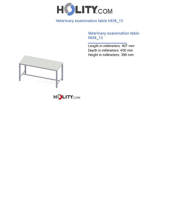 Veterinary examination table h938_13