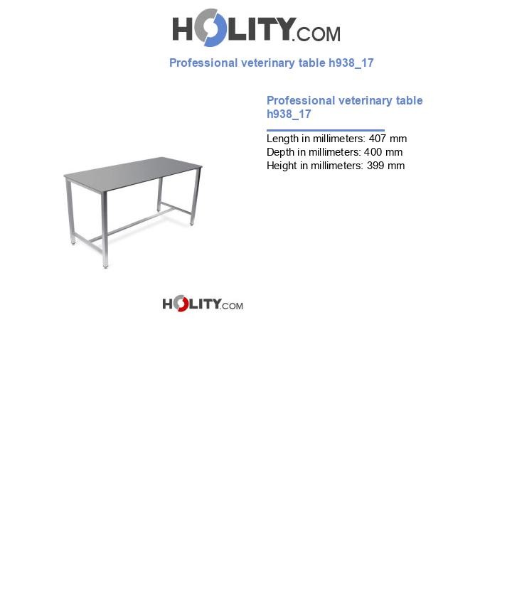 Professional veterinary table h938_17