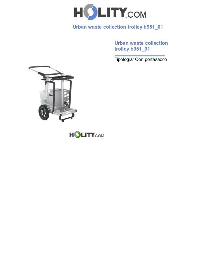 Urban waste collection trolley h951_01