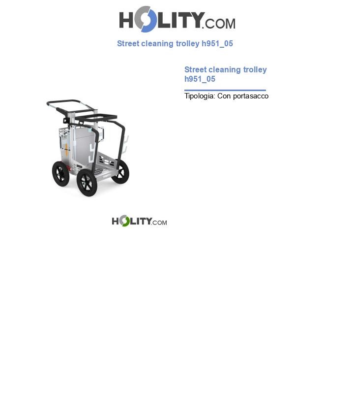Street cleaning trolley h951_05