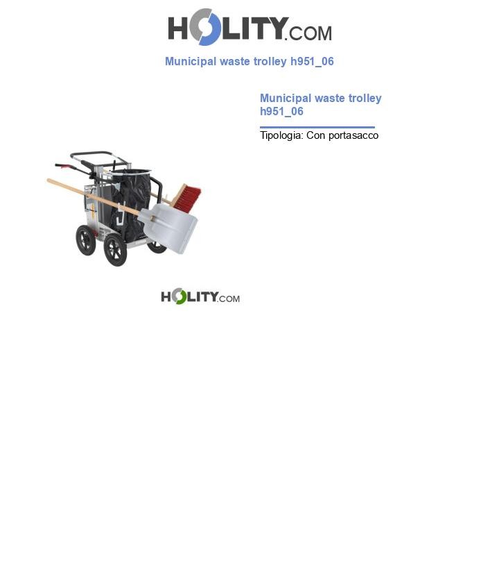 Municipal waste trolley h951_06