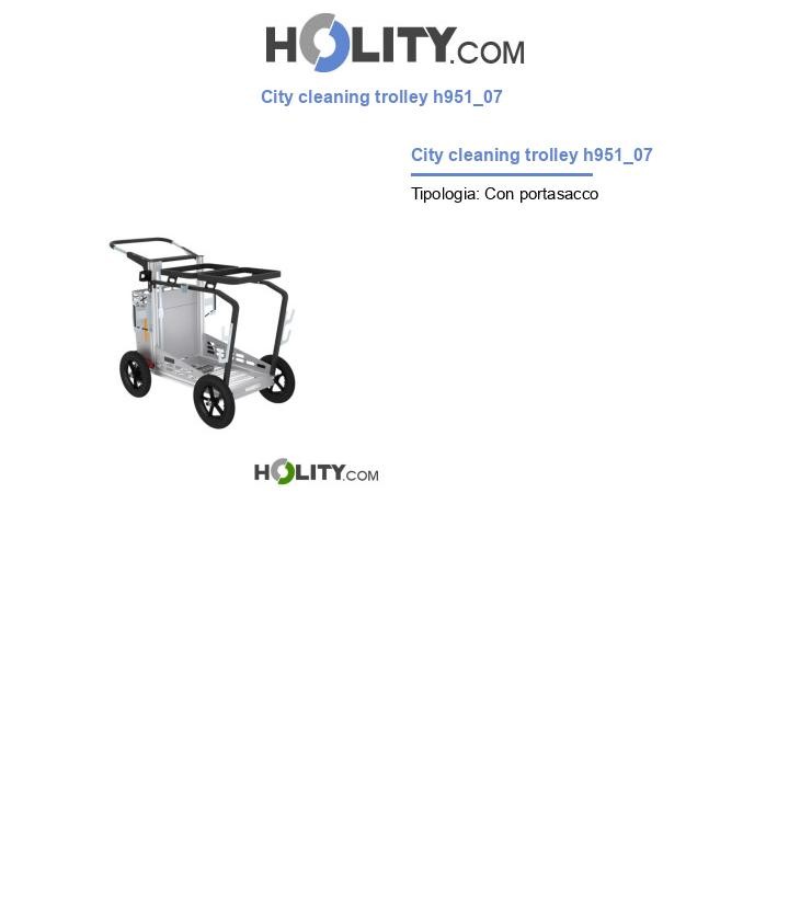City cleaning trolley h951_07