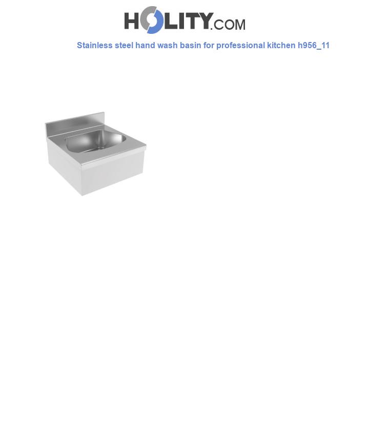 Stainless steel hand wash basin for professional kitchen h956_11