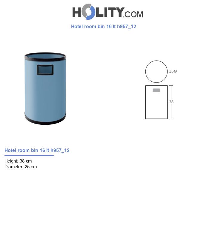 Hotel room bin 16 lt h957_12