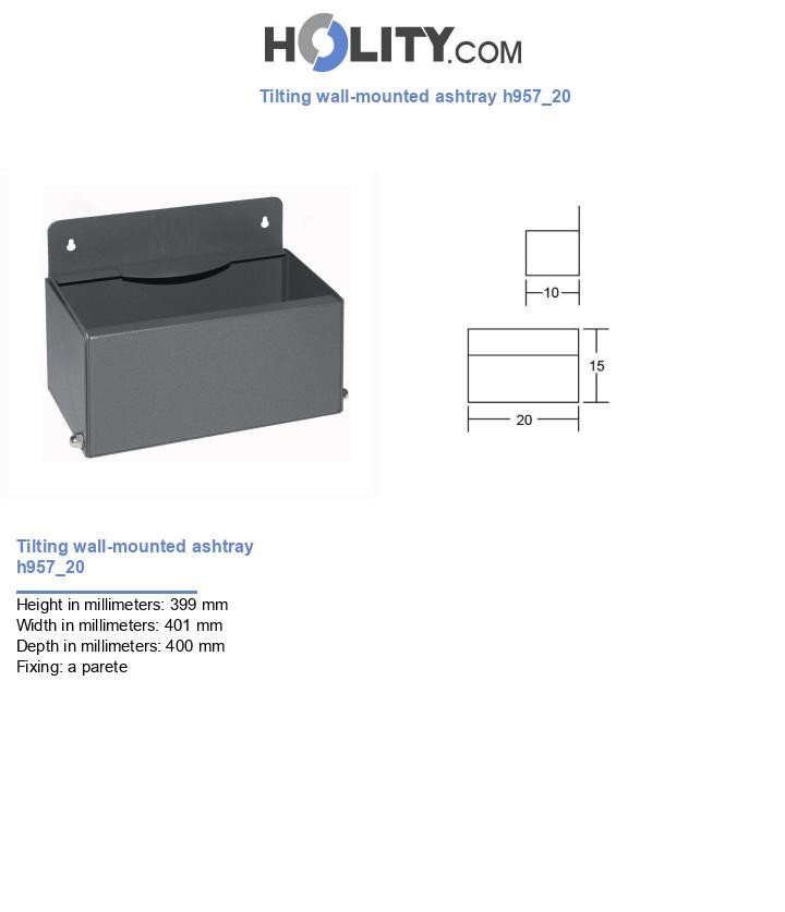 Tilting wall-mounted ashtray h957_20