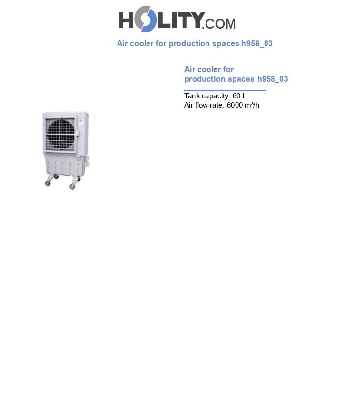 Air cooler for production spaces h958_03