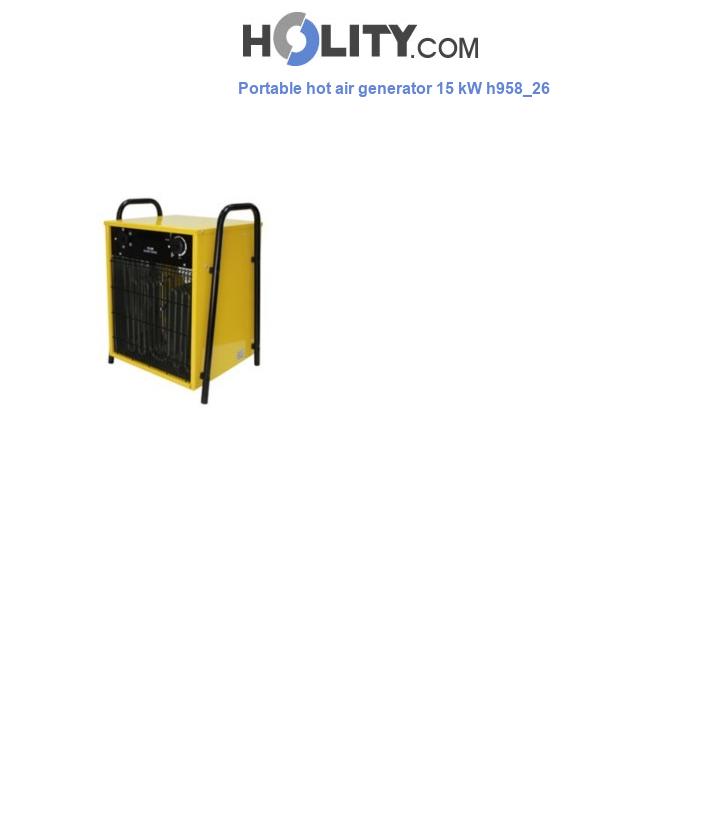Portable hot air generator 15 kW h958_26