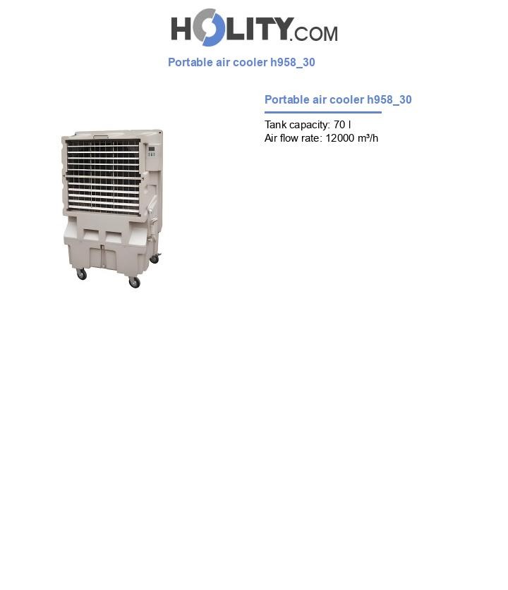 Portable air cooler h958_30