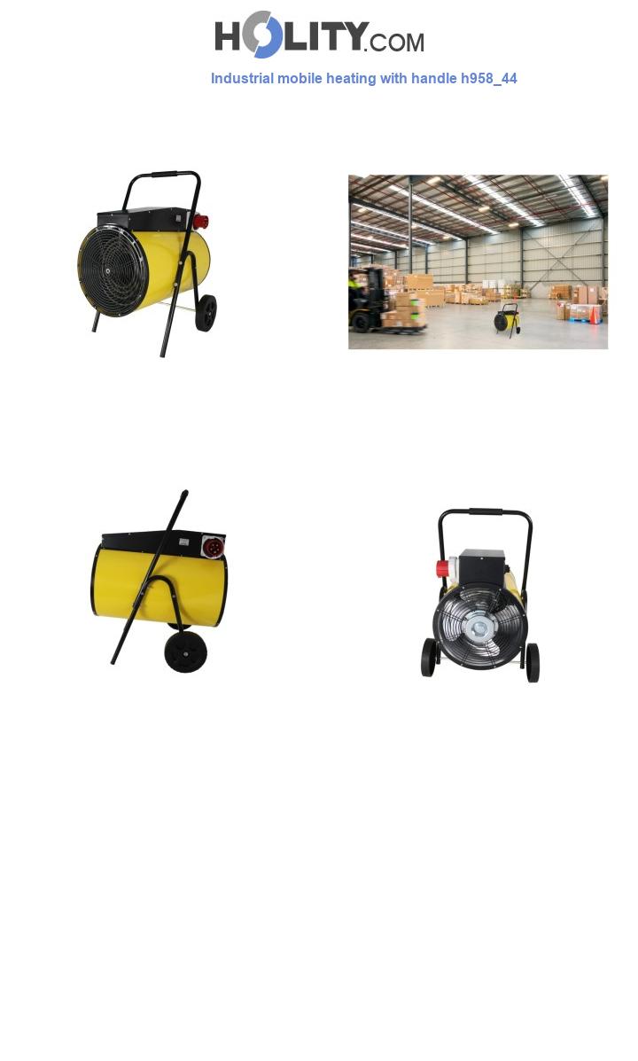 Industrial mobile heating with handle h958_44