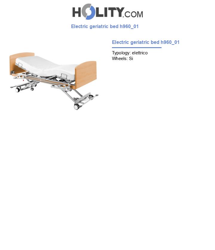 Electric geriatric bed h960_01