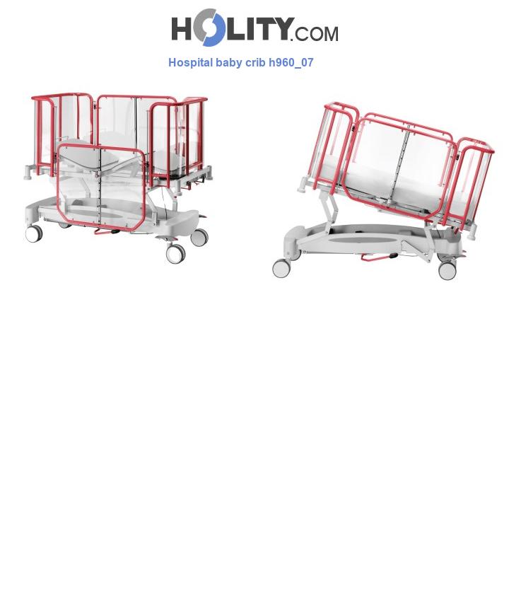 Hospital baby crib h960_07