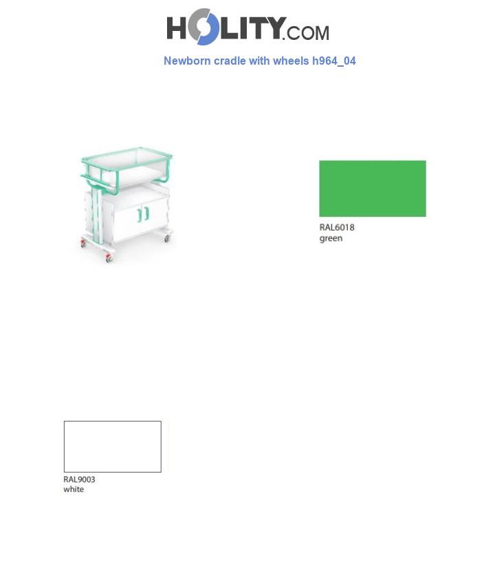 Newborn cradle with wheels h964_04