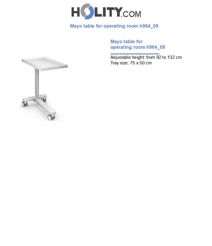 Mayo table for operating room h964_09