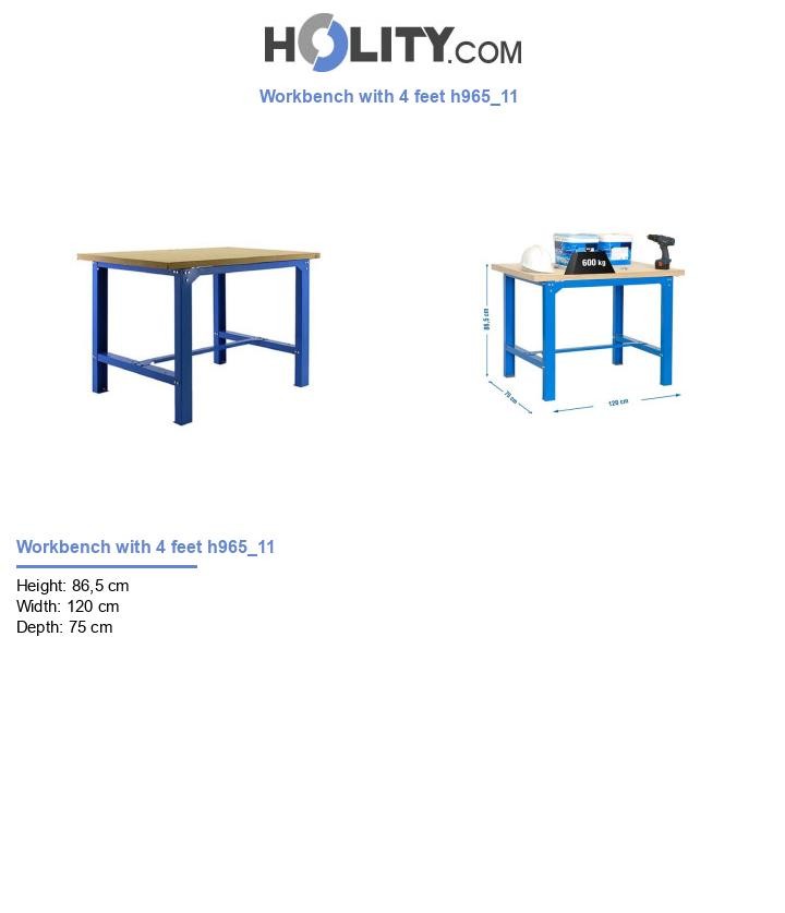 Workbench with 4 feet h965_11