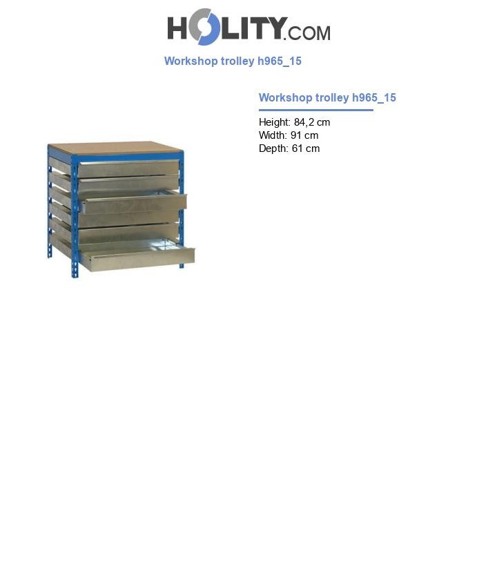 Workshop trolley h965_15
