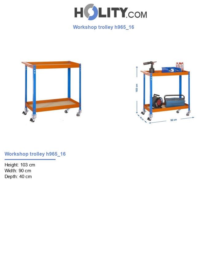 Workshop trolley h965_16
