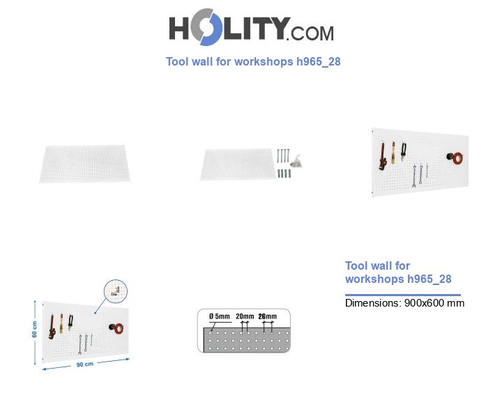 Tool wall for workshops h965_28