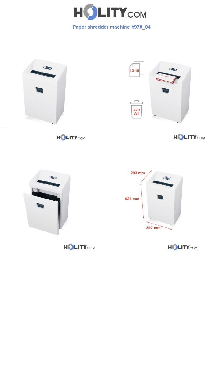 Paper shredder machine h970_04