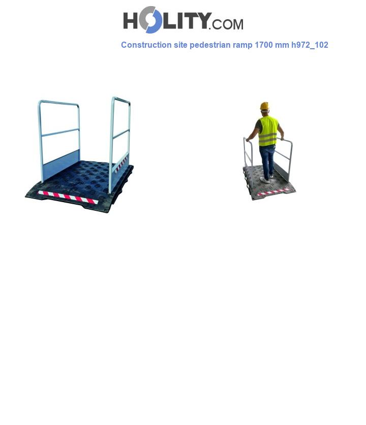 Construction site pedestrian ramp 1700 mm h972_102