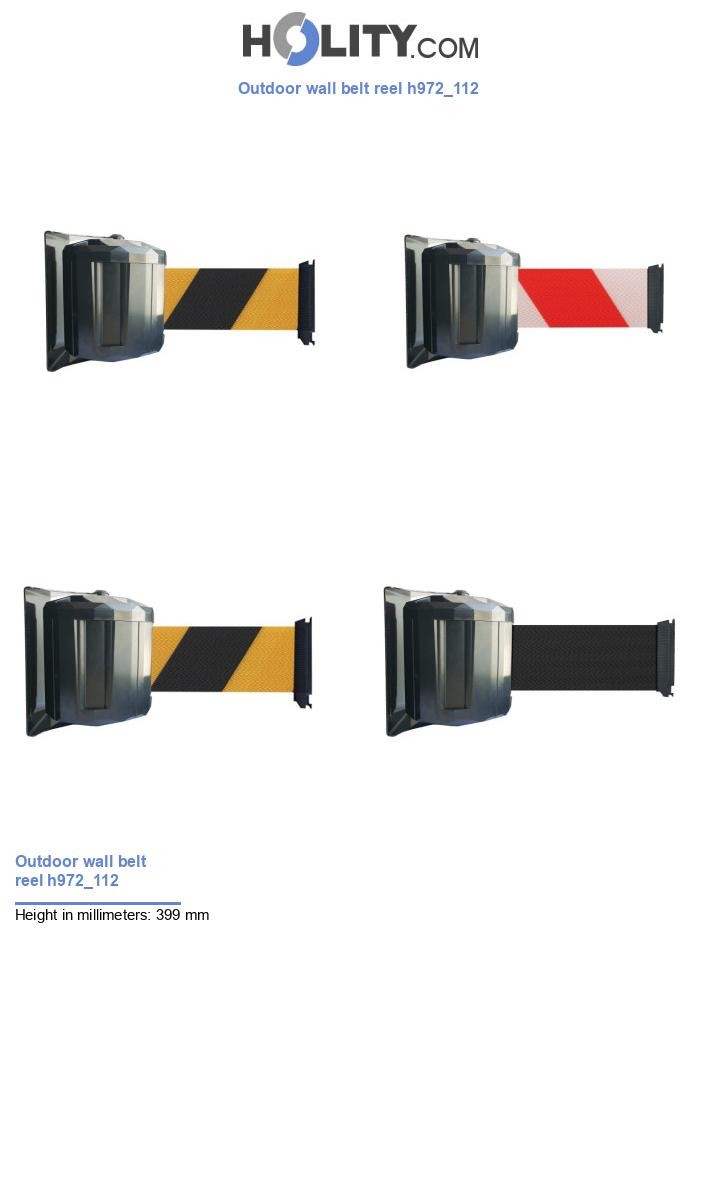 Outdoor wall belt reel h972_112