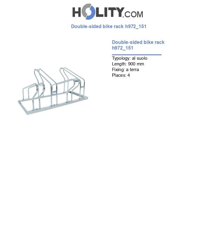 Double-sided bike rack h972_151