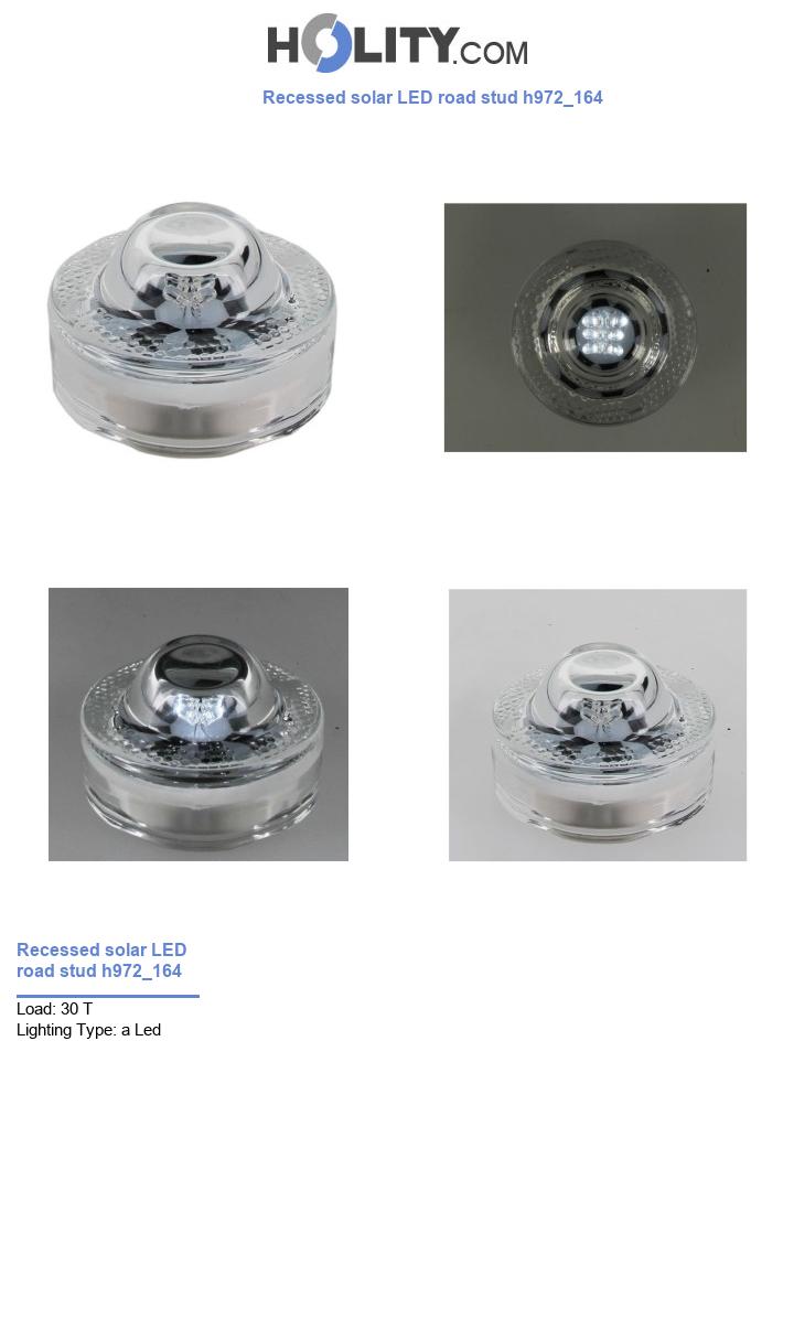Recessed solar LED road stud h972_164