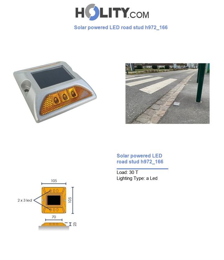 Solar powered LED road stud h972_166