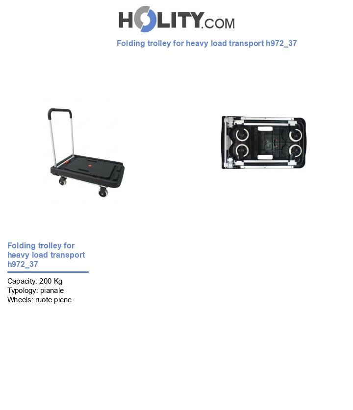 Folding trolley for heavy load transport h972_37