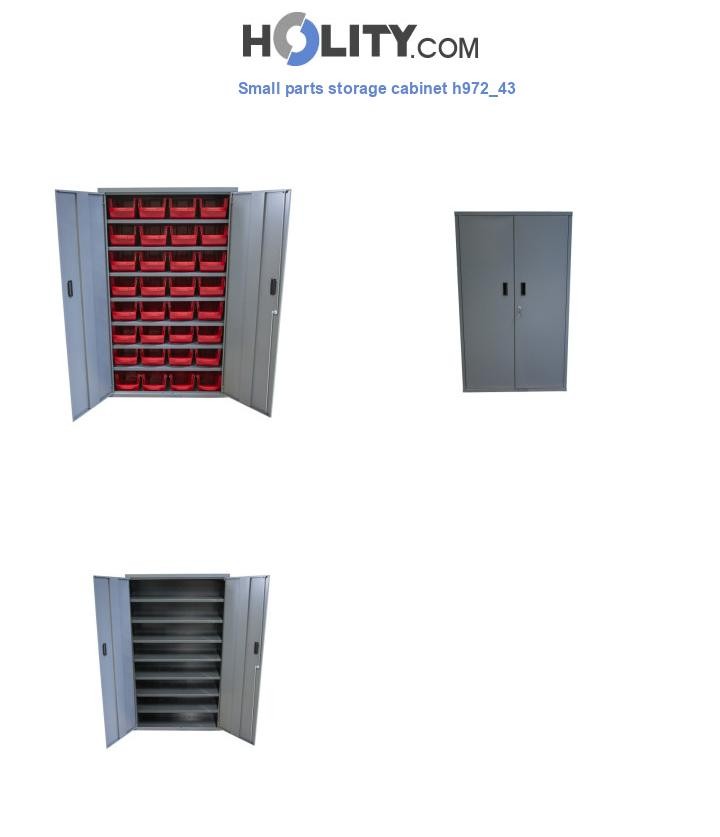Small parts storage cabinet h972_43