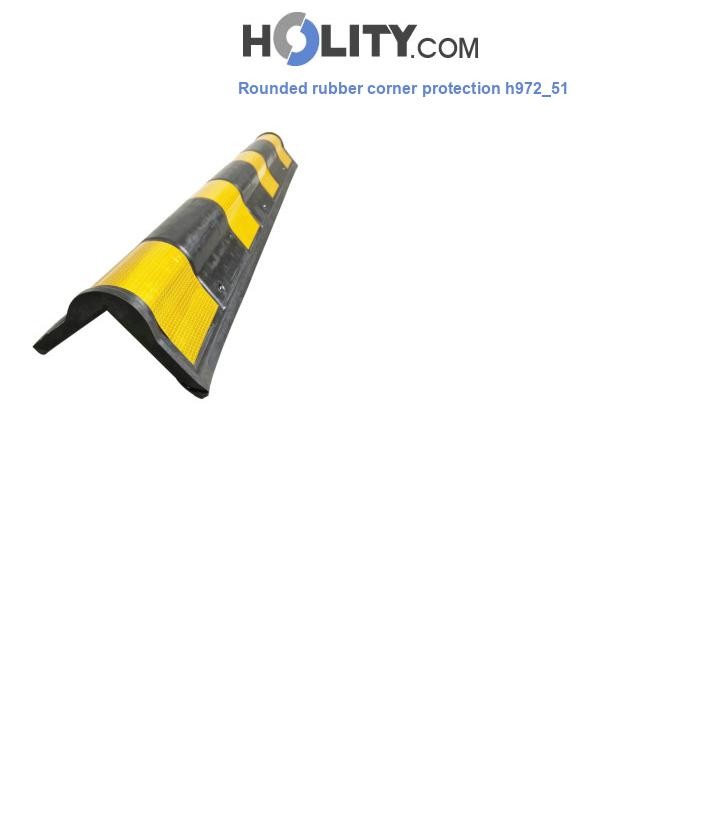 Rounded rubber corner protection h972_51
